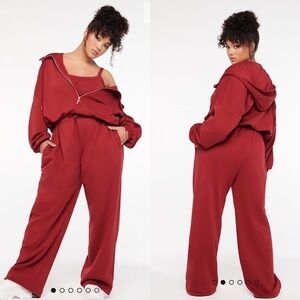 Savage Fenty-Xssential Cinched Oversized Hooded Jumpsuit (Size:Large/US-14-16)